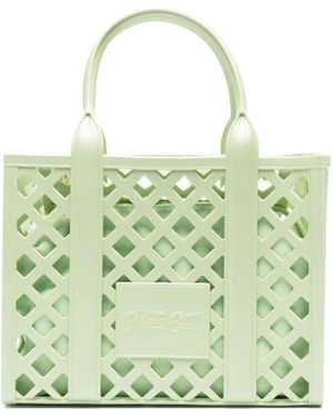 Marc Ellis Bolso Shopper Flat Plot Con Logo - Verde