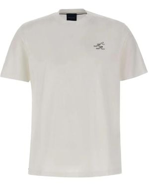 Paul & Shark Logo-Print T-Shirt - White