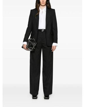 DRYKORN Blazer Boutonné À Fines Rayures - Black