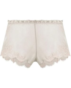 Carine Gilson Shorts Met Ruches - Wit