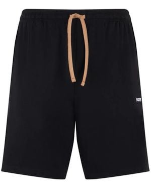 BOSS Drawstring Shorts - Black