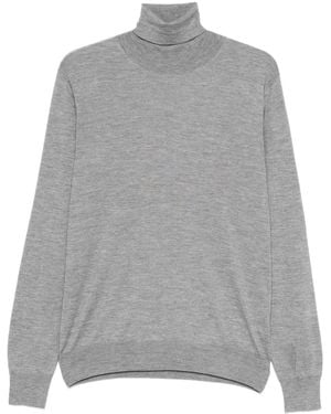 Dell'Oglio Pull À Col Roulé - Gris