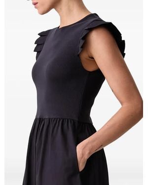 Marc O' Polo Ruffled-Detail Sleeveless Midi Dress - Blue