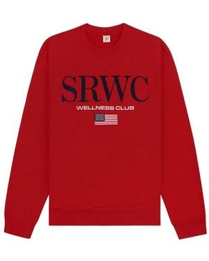 Sporty & Rich Embroidered Crew-Neck Sweatshirt