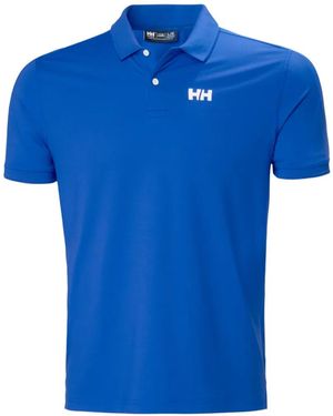 Helly Hansen Polo Con Logo Estampado - Azul