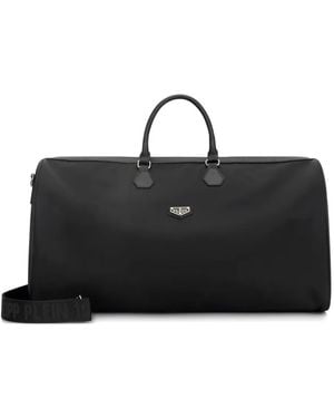 Philipp Plein Logo-Plaque Weekend Luggage Bag - Black