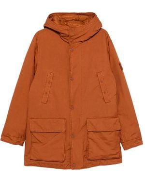 Stone Island Ghost Hooded Jacket - Orange