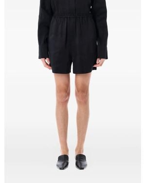 Loulou de Saison Adonia elasticated-waistband shorts - Schwarz