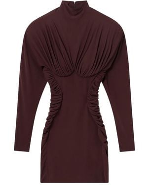 Stella McCartney Minikleid Mit Stehkragen - Rot