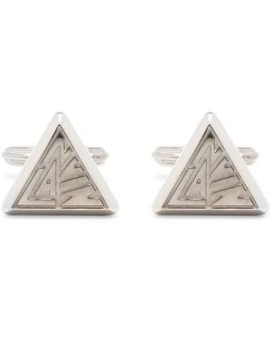 Lanvin ロゴプレート カフスボタン - ホワイト