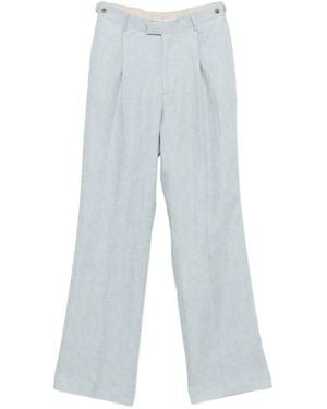 Berwich Simona Pleated Trousers - White
