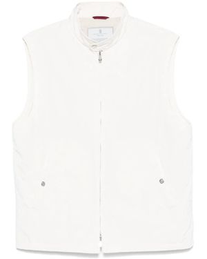 Brunello Cucinelli Lightweight Gilet - White