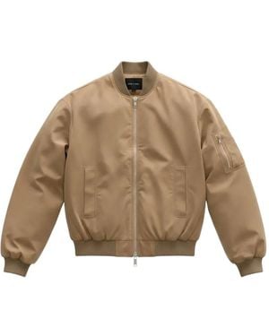 Ralph Lauren Zip-Up Bomber Jacket - Natural