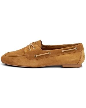 Frau Almond-Toe Derby Shoed - White