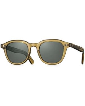 Eyevan 7285 Runde Pond Sonnenbrille - Grün