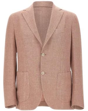 Eleventy Single-breasted Blazer - Pink