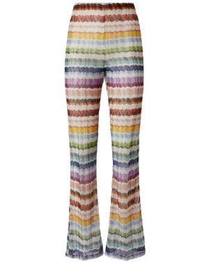 Missoni Zigzag Tulle Cover-Up Trousers - Yellow