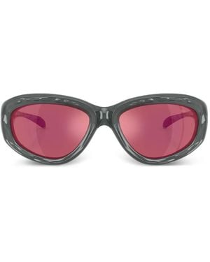 DIESEL Oval-Frame Cutout Sunglasses - Pink