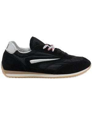 Date Athleta Round-Toe Trainers - Black