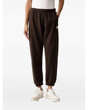 DKNY Logo-Print Elasticated Track Trousers - Black