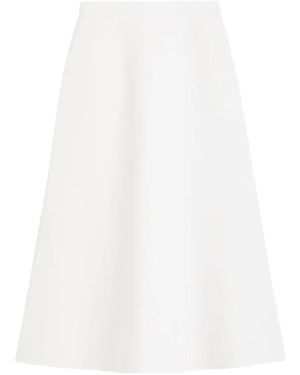 Scanlan Theodore Knit Soft-Hem Skirt - White
