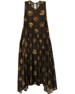 Uma Wang Moulay Kleid - Braun