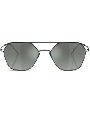 Giorgio Armani Pilot-Frame Sunglasses - Grey