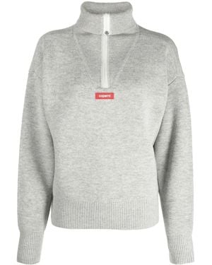 Coperni Half-Zip Jumper - Grey