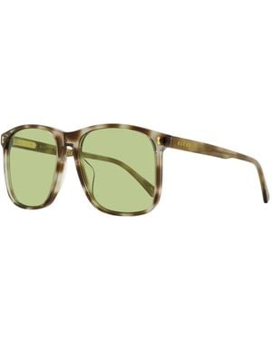Gucci Square-Frame Sunglasses - Green