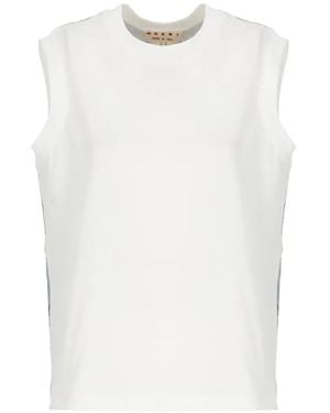 Marni Sleeveless T-Shirt - White