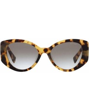 Miu Miu ミュウミュウ・アイウェア キャットアイ サングラス - ブラウン