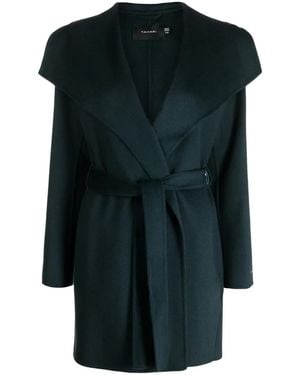 Tahari Plumífero Con Diseño Cruzado - Verde