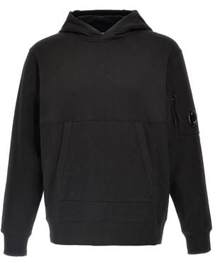 C.P. Company Lens-Detail Hoodie - Grey