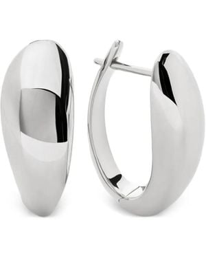 Monica Vinader Nura Medium Hoop Earrings - Metallic
