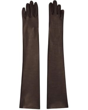 Frankie Shop Lange Veneto Handschuhe - Braun
