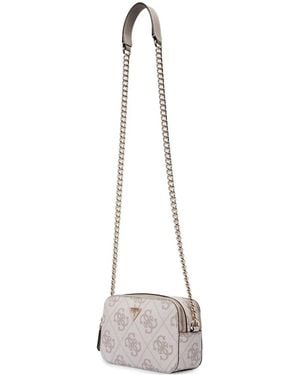 Guess Noelle Cross Body Bag - White