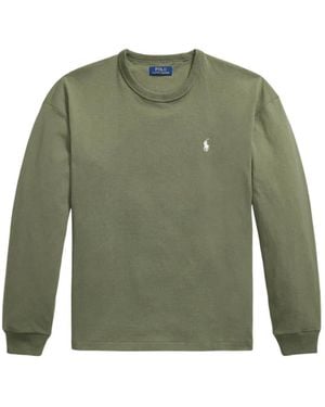 Polo Ralph Lauren Relaxed Fit Jersey Long-Sleeve T-Shirt - Green