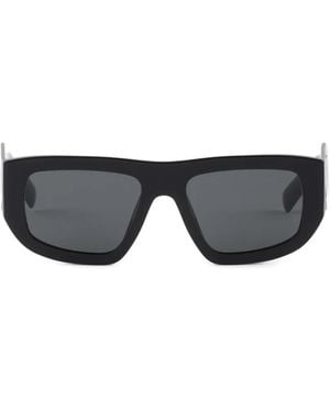 Prada Sunglasses With Triangle Logo - Black