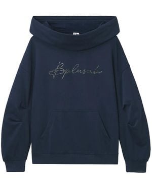 B+ AB Hoodie Met Logo - Blauw