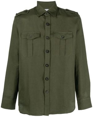 PT Torino Langärmeliges Hemd - Grün