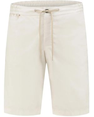 Berwich Drawstring Bermuda Shorts - Natural