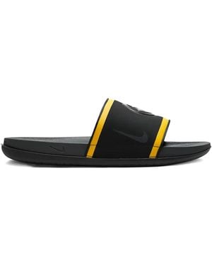 Nike Offcourt Logo-Detail Slides - Black