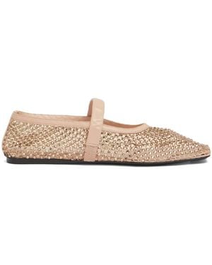 Marni Mesh Ballerina Shoes - Pink