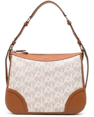 DKNY Medium Gramercy Leather Shoulder Bag - Pink