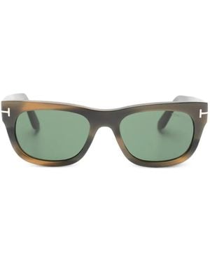 Tom Ford Marshall Square-Frame Sunglasses - Green
