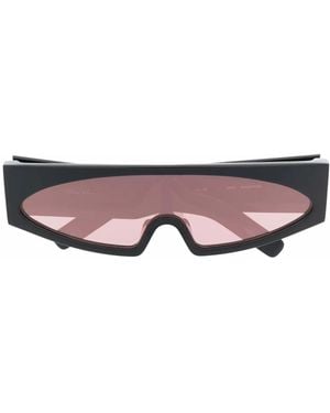 Rick Owens Lunettes De Soleil Gene À Monture En D - Noir