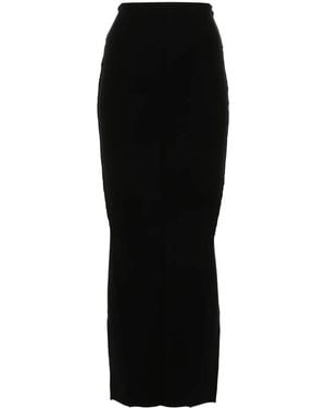 Rick Owens Pillar Maxi Skirt - Black
