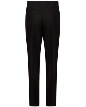 Tagliatore Pressed-Crease Tailored Trousers - Black