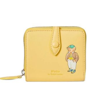 Polo Ralph Lauren Portefeuille À Imprimé Ourson - Métallisé