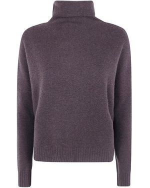 Kujten Pullover Mit Rollkragen - Lila